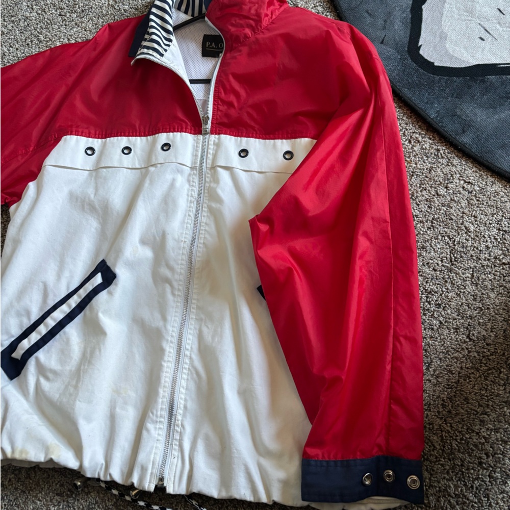 Reb, white, & blue P.A. Originals Jacket